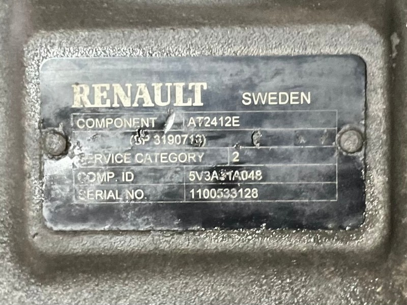 CUTIE DE VITEZE AUTOMATA RENAULT T AT2412E 3190713 - Versnellingsbak voor Vrachtwagen: afbeelding 5 CUTIE DE VITEZE AUTOMATA RENAULT T AT2412E 3190713 - Versnellingsbak voor Vrachtwagen: afbeelding 5