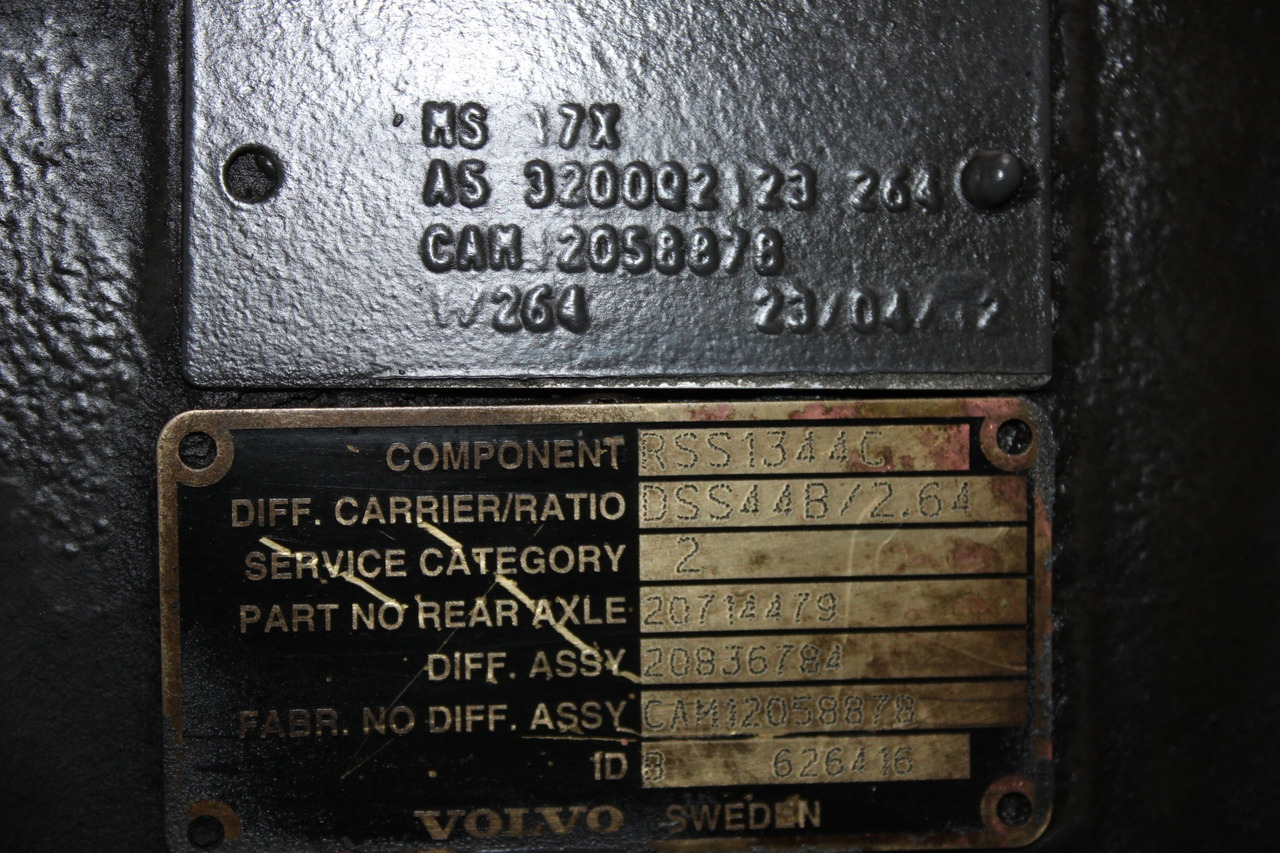 DIFERENTIAL VOLVO MS 17X RSS1344C R=2,85 20836784 - Differentieel voor Vrachtwagen: afbeelding 3 DIFERENTIAL VOLVO MS 17X RSS1344C R=2,85 20836784 - Differentieel voor Vrachtwagen: afbeelding 3