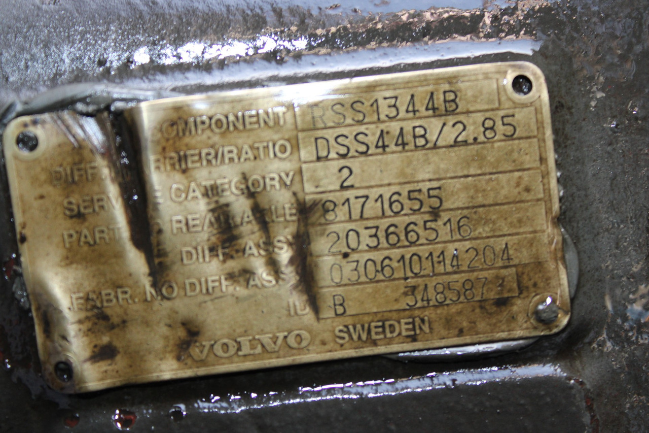 DIFERENTIAL VOLVO RSS1344B R=2,85 20366516 - Differentieel voor Vrachtwagen: afbeelding 3 DIFERENTIAL VOLVO RSS1344B R=2,85 20366516 - Differentieel voor Vrachtwagen: afbeelding 3