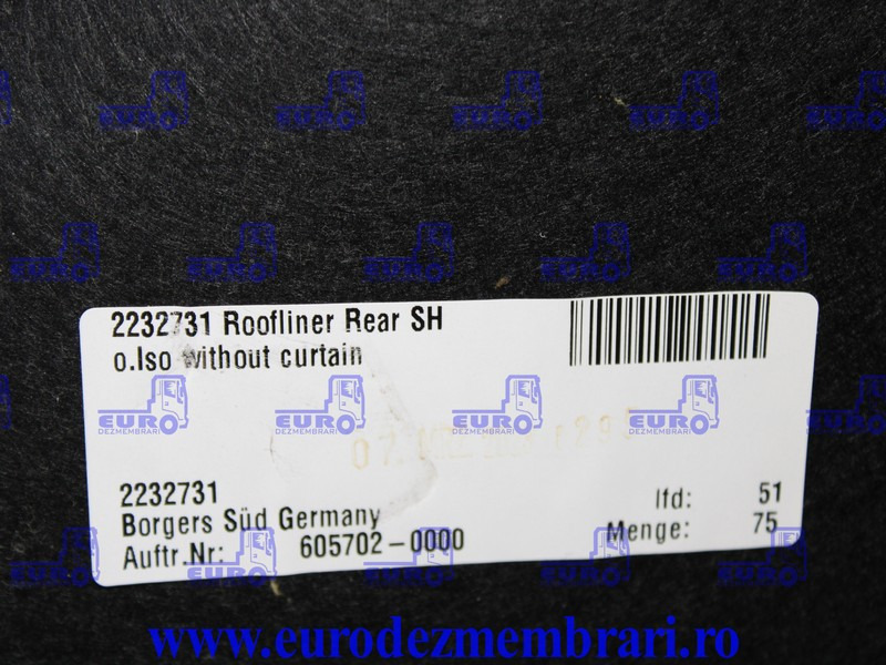 ELEMENT INTERIOR CABINA DAF XF XG 2232731 - Cabine en interieur voor Vrachtwagen: afbeelding 3 ELEMENT INTERIOR CABINA DAF XF XG 2232731 - Cabine en interieur voor Vrachtwagen: afbeelding 3