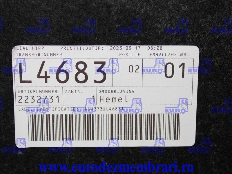 ELEMENT INTERIOR CABINA DAF XF XG 2232731 - Cabine en interieur voor Vrachtwagen: afbeelding 4 ELEMENT INTERIOR CABINA DAF XF XG 2232731 - Cabine en interieur voor Vrachtwagen: afbeelding 4
