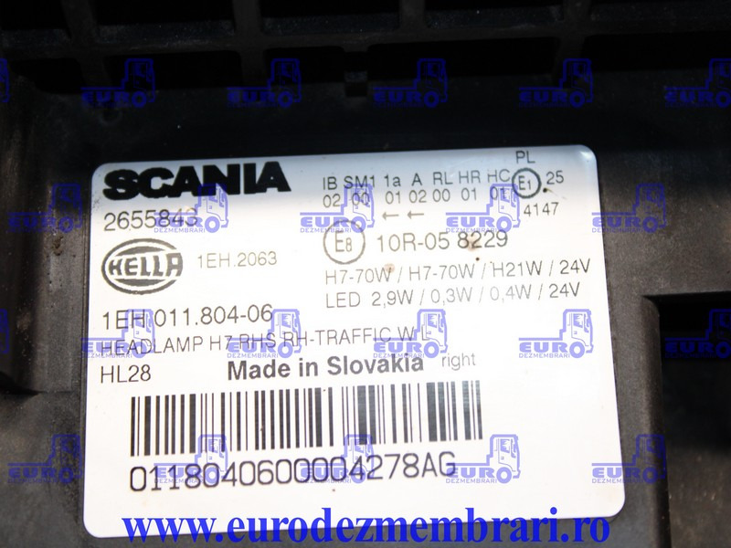 FAR DREAPTA SCANIA NGS 2655843, 2379894 - Koplamp voor Vrachtwagen: afbeelding 3 FAR DREAPTA SCANIA NGS 2655843, 2379894 - Koplamp voor Vrachtwagen: afbeelding 3