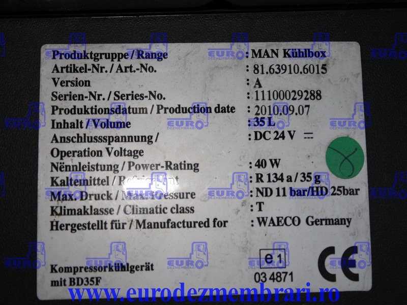 FRIGIDER MAN TGA TGX 81.63910.6015, 81.63910.6022, 81.63910.6024, 81.63910.6032 - Cabine en interieur voor Vrachtwagen: afbeelding 3 FRIGIDER MAN TGA TGX 81.63910.6015, 81.63910.6022, 81.63910.6024, 81.63910.6032 - Cabine en interieur voor Vrachtwagen: afbeelding 3