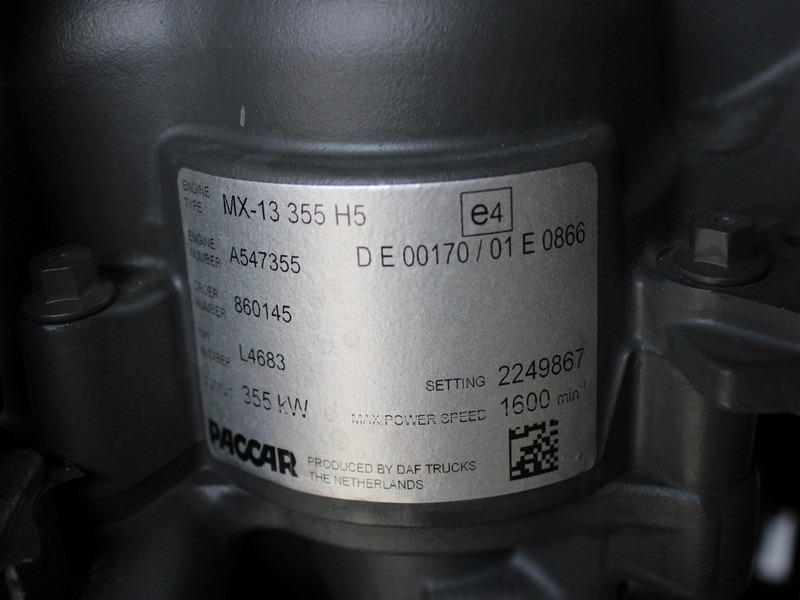MOTOR DAF XF XG MX-13 355 H5 480CP EURO 6 2249867 - Motor voor Vrachtwagen: afbeelding 5 MOTOR DAF XF XG MX-13 355 H5 480CP EURO 6 2249867 - Motor voor Vrachtwagen: afbeelding 5