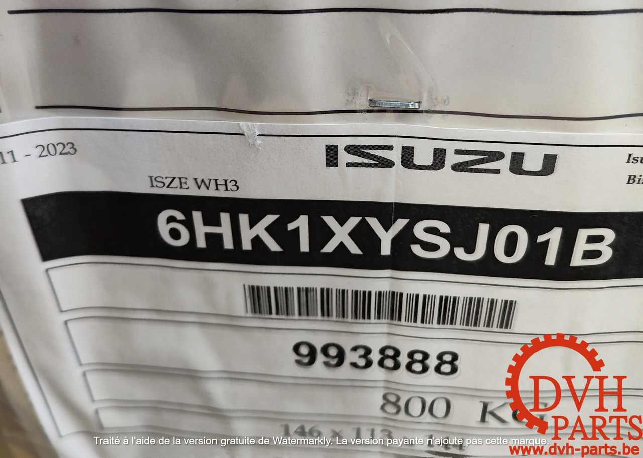 ISUZU 6HK1-XYSJ-01B - Motor voor Rupsgraafmachine: afbeelding 1 ISUZU 6HK1-XYSJ-01B - Motor voor Rupsgraafmachine: afbeelding 1