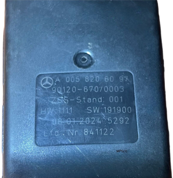 Mercedes-Benz MP5 - Ophanging: afbeelding 3 Mercedes-Benz MP5 - Ophanging: afbeelding 3