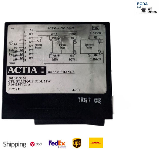 Renault MAGNUM - ECU: afbeelding 1 Renault MAGNUM - ECU: afbeelding 1