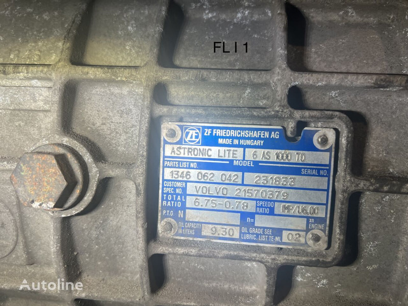 Volvo ASTRONIC LITE 6.75-0.78 - Versnellingsbak: afbeelding 5 Volvo ASTRONIC LITE 6.75-0.78 - Versnellingsbak: afbeelding 5