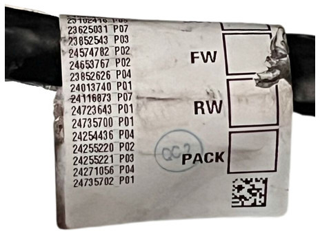 Volvo FH5/Aero - Kabels/ Draden: afbeelding 4 Volvo FH5/Aero - Kabels/ Draden: afbeelding 4