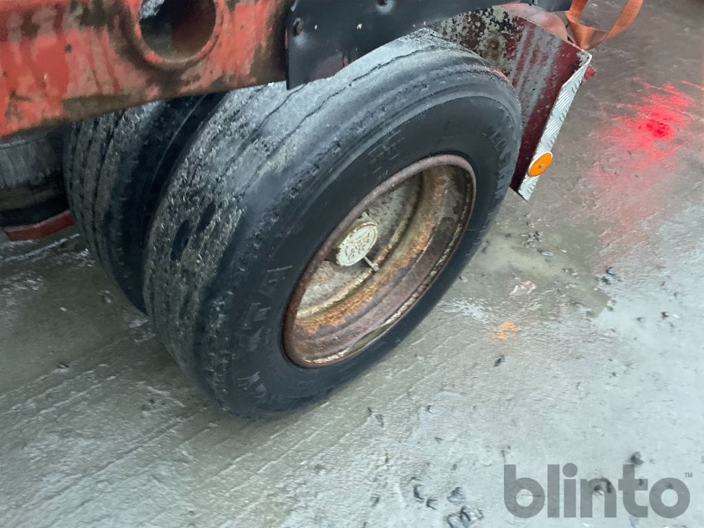 Trekker, Open bak met boorden oplegger SCANIA R124LA6X2/4 NA med trailer: afbeelding 45