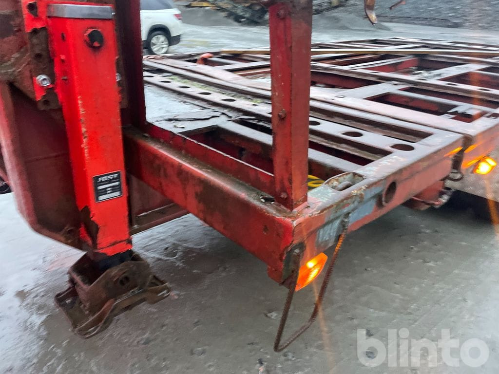 Trekker, Open bak met boorden oplegger SCANIA R124LA6X2/4 NA med trailer: afbeelding 29