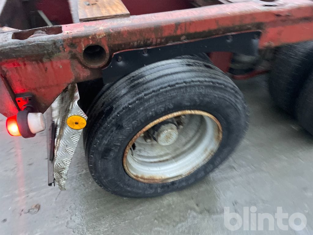 Trekker, Open bak met boorden oplegger SCANIA R124LA6X2/4 NA med trailer: afbeelding 40