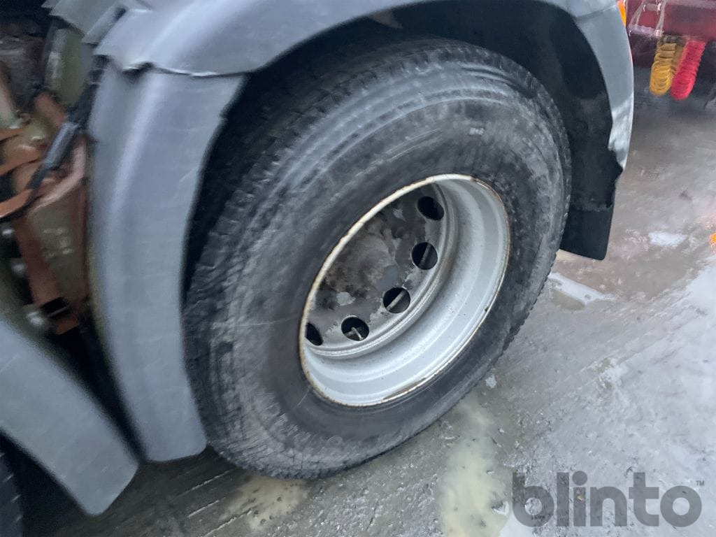 Trekker, Open bak met boorden oplegger SCANIA R124LA6X2/4 NA med trailer: afbeelding 20