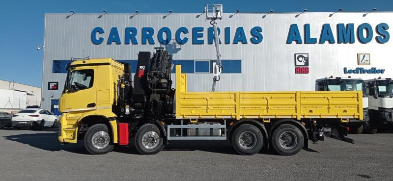 Mercedes Arocs 4140 - Vrachtwagen met open laadbak, Kraanwagen: afbeelding 1 Mercedes Arocs 4140 - Vrachtwagen met open laadbak, Kraanwagen: afbeelding 1