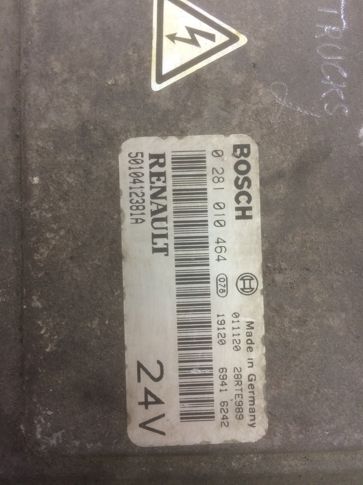 CENTRALINA MOTORE EDC - RENAULT PREMIUM - RIF. RENAULT 5010412381A - RIF. BOSCH 0281010464 - ECU: afbeelding 2 CENTRALINA MOTORE EDC - RENAULT PREMIUM - RIF. RENAULT 5010412381A - RIF. BOSCH 0281010464 - ECU: afbeelding 2