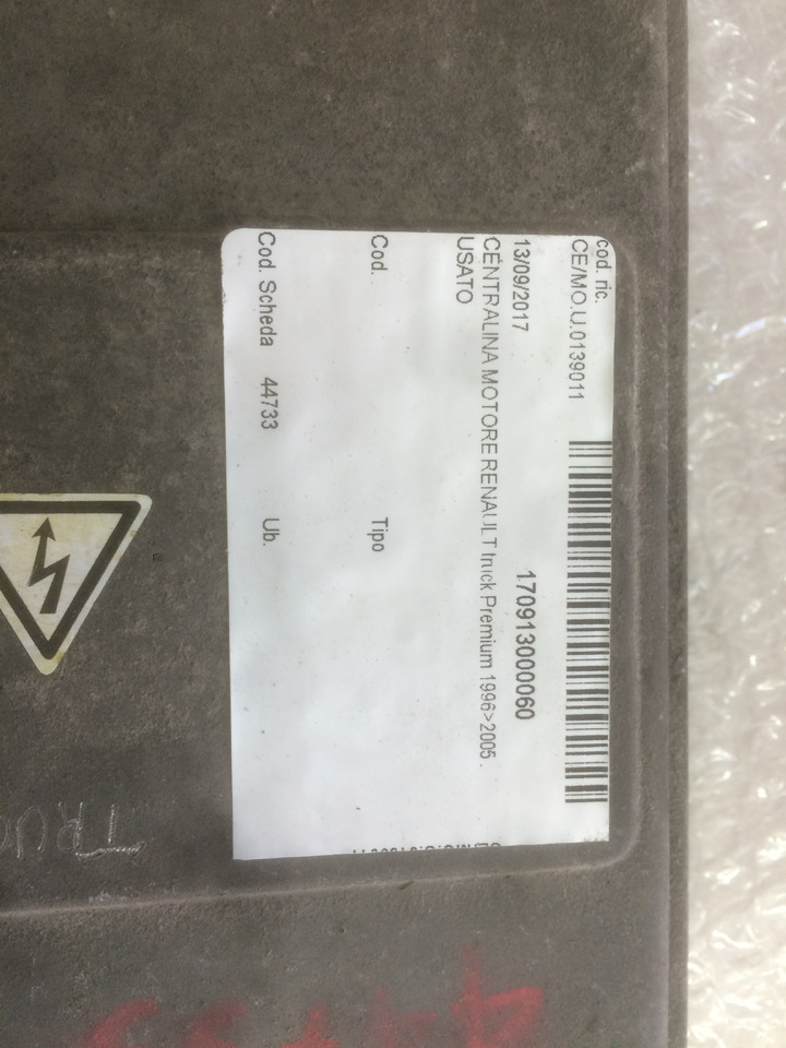 CENTRALINA MOTORE EDC - RENAULT PREMIUM - RIF. RENAULT 5010412381A - RIF. BOSCH 0281010464 - ECU: afbeelding 3 CENTRALINA MOTORE EDC - RENAULT PREMIUM - RIF. RENAULT 5010412381A - RIF. BOSCH 0281010464 - ECU: afbeelding 3
