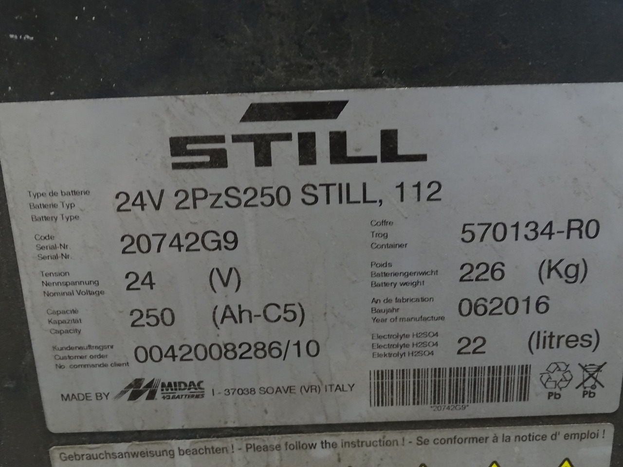 Weitere 2XBATTERIEN - Bouwmachine: afbeelding 4 Weitere 2XBATTERIEN - Bouwmachine: afbeelding 4