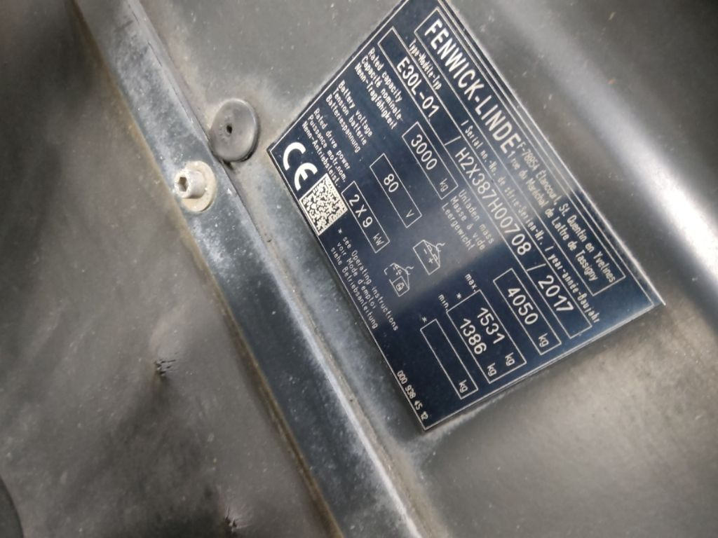 Linde E30L-01 - Elektrische heftruck: afbeelding 5 Linde E30L-01 - Elektrische heftruck: afbeelding 5