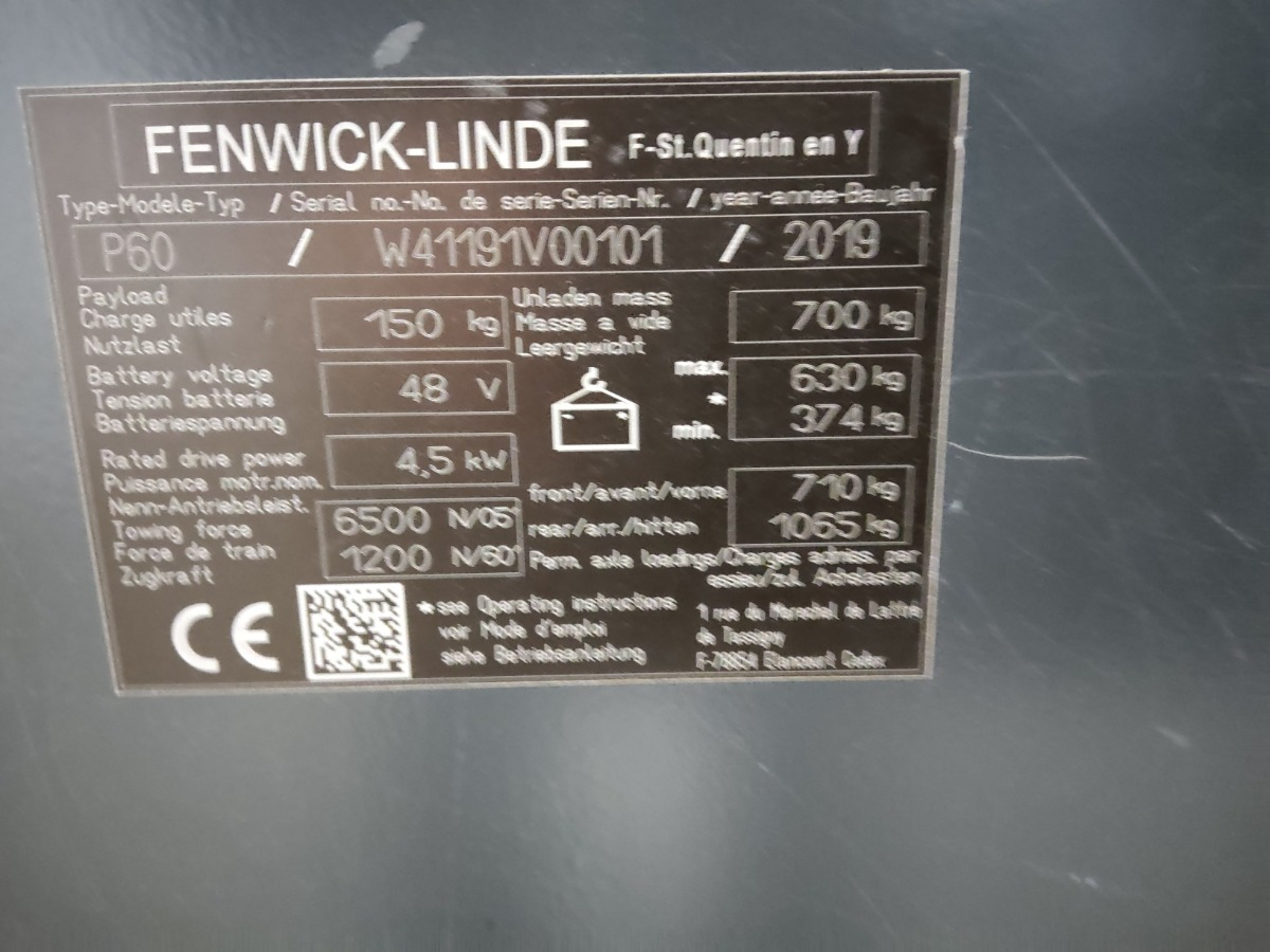 Linde P60 - Elektrische trekker: afbeelding 4 Linde P60 - Elektrische trekker: afbeelding 4