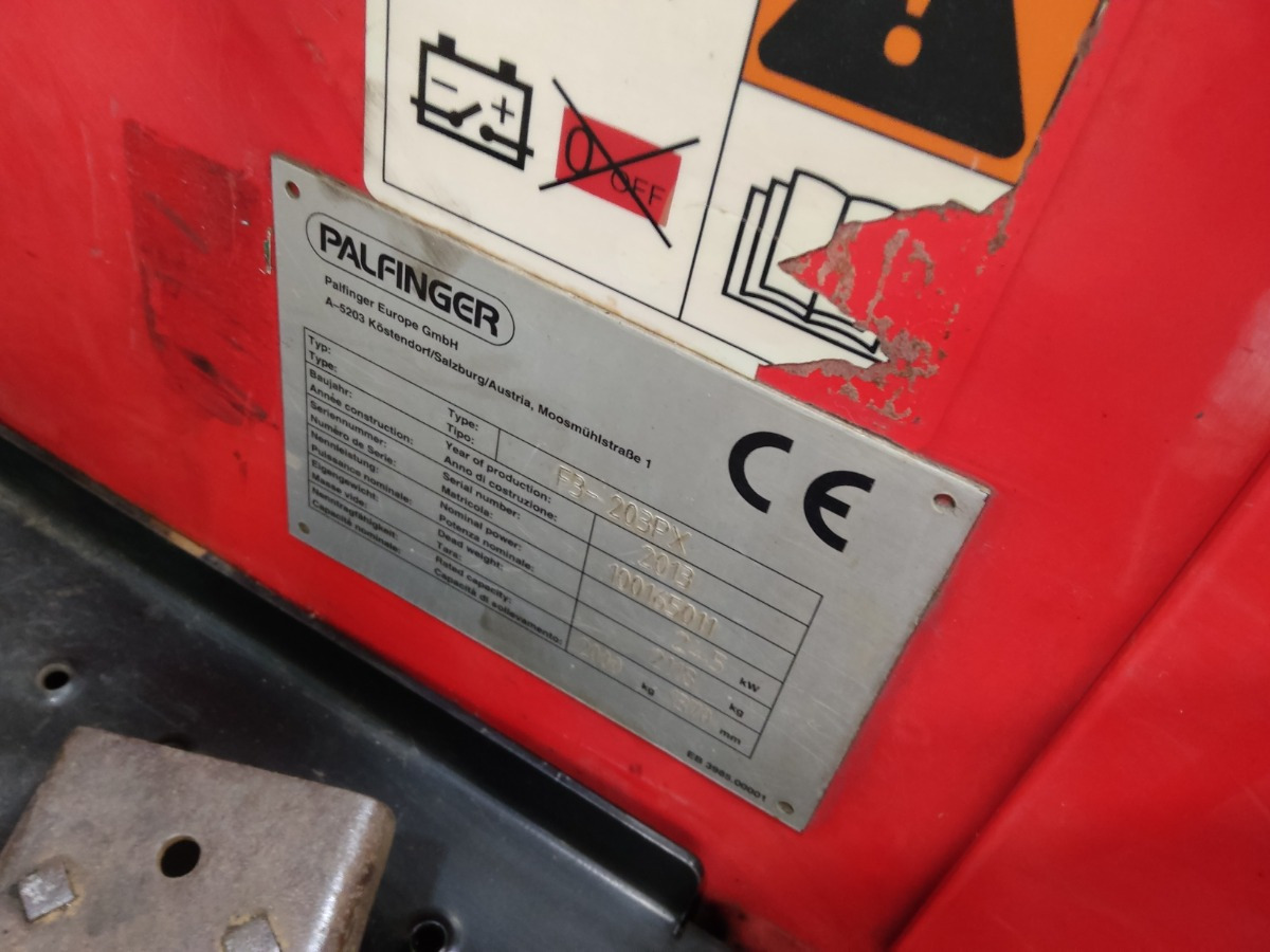 Palfinger F3-203PX - Diesel heftruck: afbeelding 5 Palfinger F3-203PX - Diesel heftruck: afbeelding 5