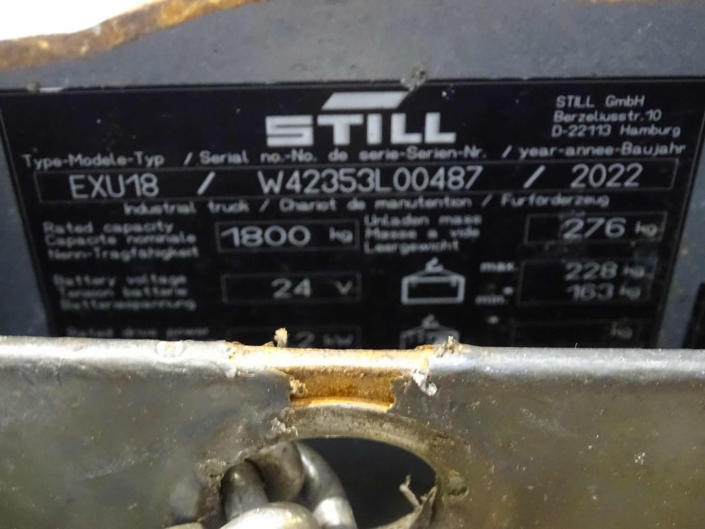 Still EXU18 - Palletwagen: afbeelding 5 Still EXU18 - Palletwagen: afbeelding 5