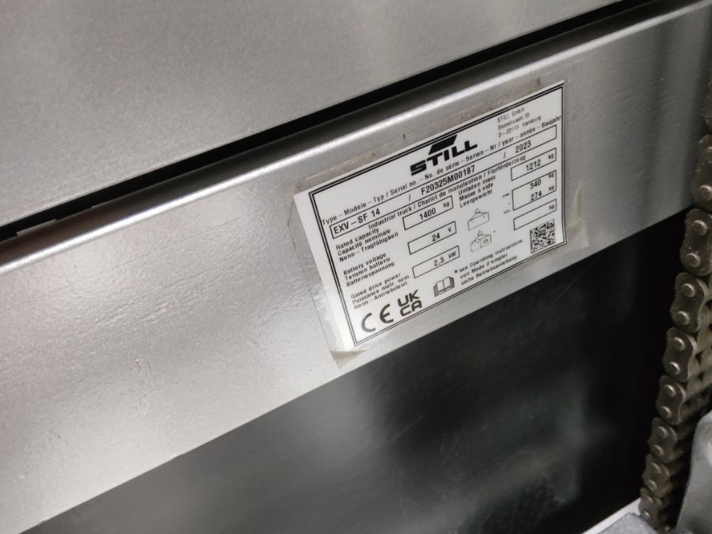Still EXV-SF14/BATT.NEU - Stapelaar: afbeelding 5 Still EXV-SF14/BATT.NEU - Stapelaar: afbeelding 5