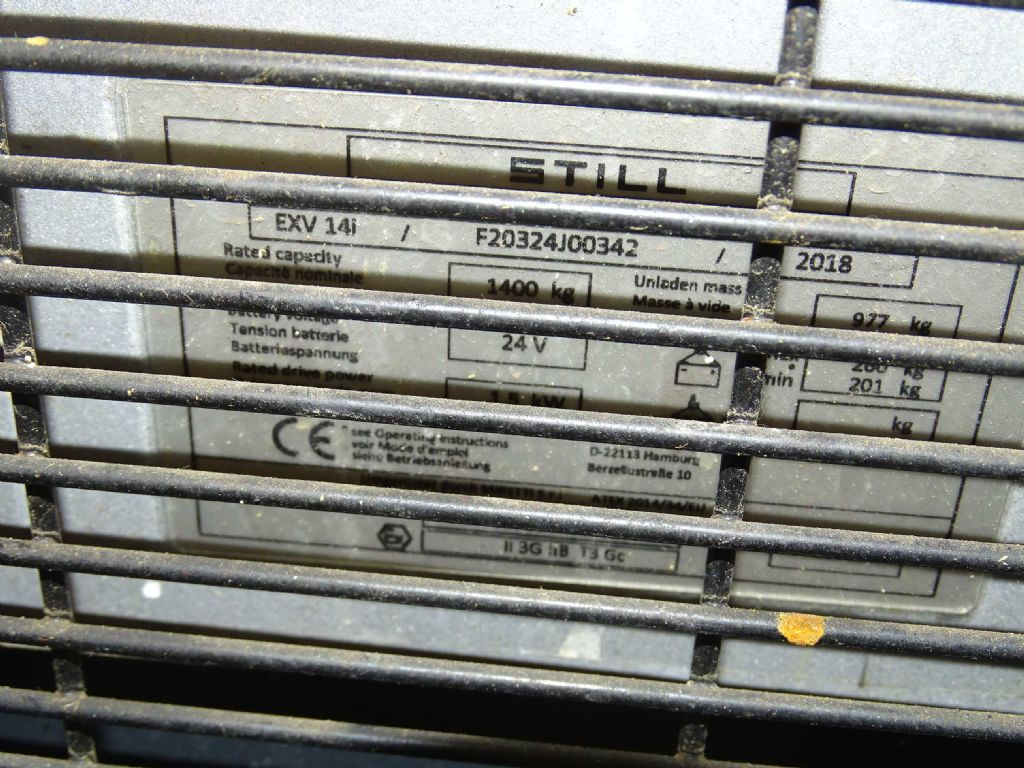 Still EXV14I/EX - Stapelaar: afbeelding 5 Still EXV14I/EX - Stapelaar: afbeelding 5