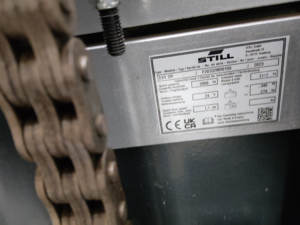 Still EXV20I - Stapelaar: afbeelding 5 Still EXV20I - Stapelaar: afbeelding 5