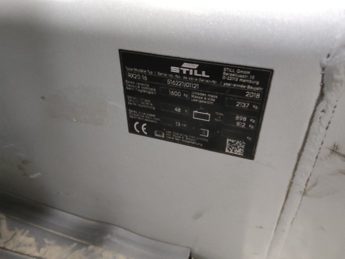 Still RX20-16 - Elektrische heftruck: afbeelding 5 Still RX20-16 - Elektrische heftruck: afbeelding 5