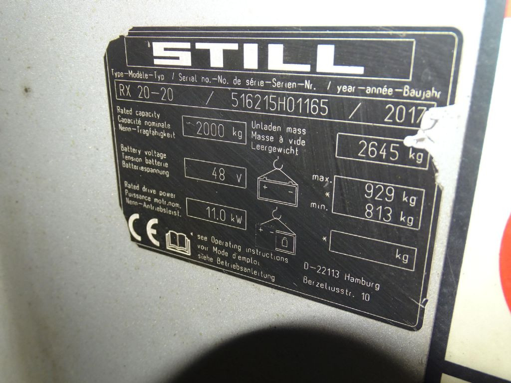 Still RX20-20 - Elektrische heftruck: afbeelding 5 Still RX20-20 - Elektrische heftruck: afbeelding 5