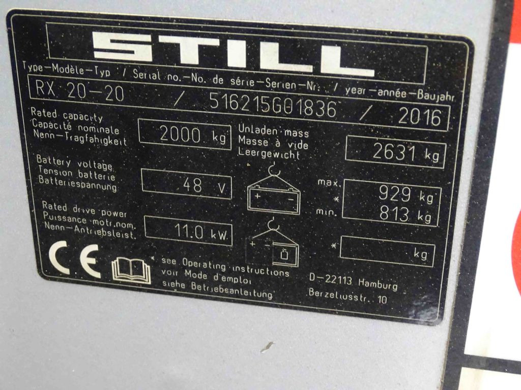 Still RX20-20 - Elektrische heftruck: afbeelding 5 Still RX20-20 - Elektrische heftruck: afbeelding 5