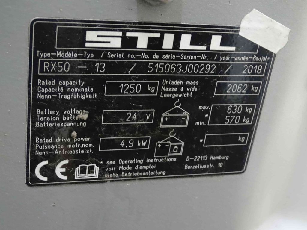 Still RX50-13 - Elektrische heftruck: afbeelding 4 Still RX50-13 - Elektrische heftruck: afbeelding 4