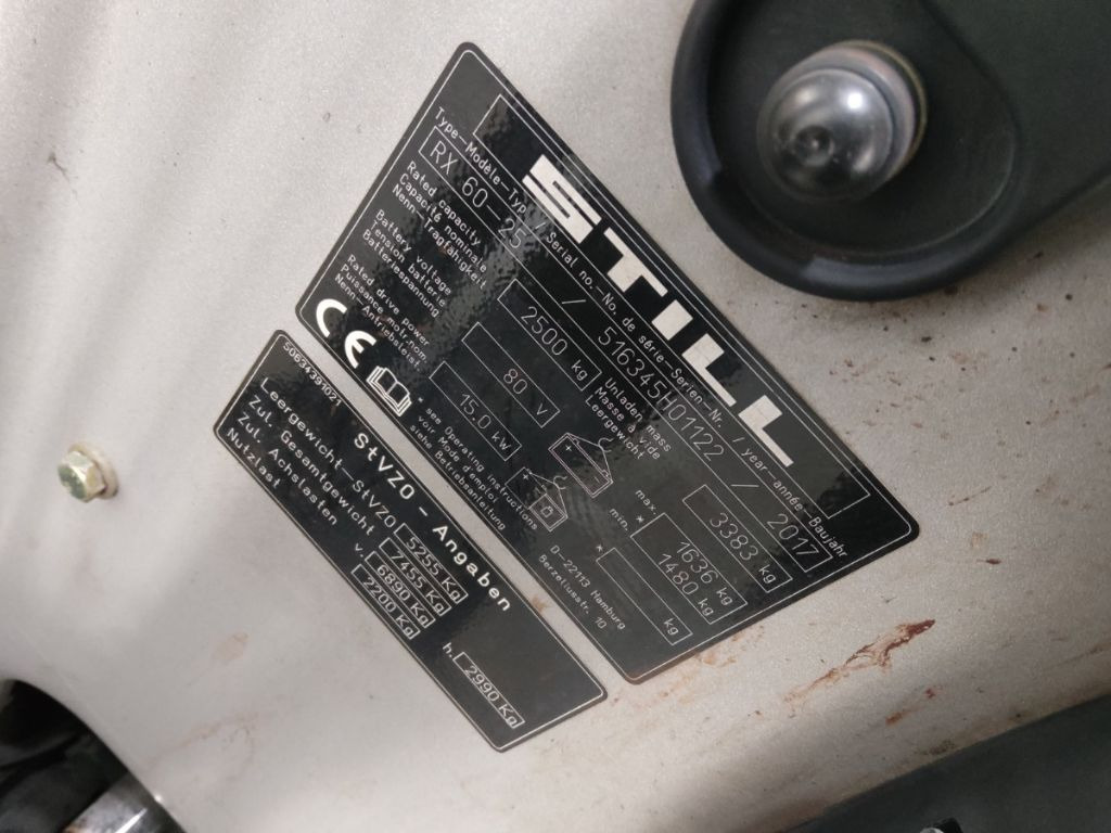 Still RX60-25 - Elektrische heftruck: afbeelding 5 Still RX60-25 - Elektrische heftruck: afbeelding 5