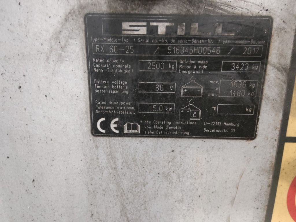 Still RX60-25 - Elektrische heftruck: afbeelding 5 Still RX60-25 - Elektrische heftruck: afbeelding 5