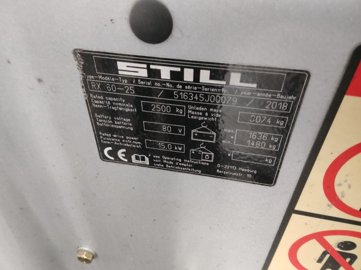 Still RX60-25 - Elektrische heftruck: afbeelding 5 Still RX60-25 - Elektrische heftruck: afbeelding 5