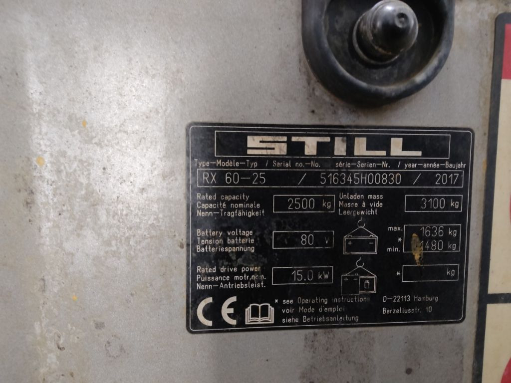 Still RX60-25 - Elektrische heftruck: afbeelding 5 Still RX60-25 - Elektrische heftruck: afbeelding 5