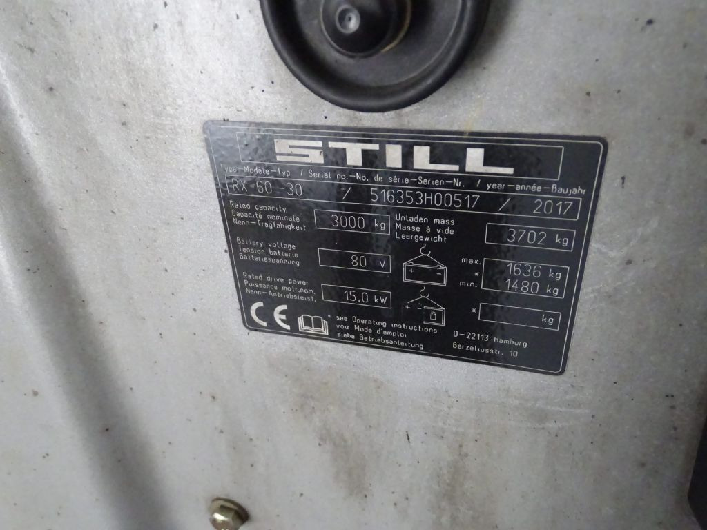 Still RX60-30 - Elektrische heftruck: afbeelding 5 Still RX60-30 - Elektrische heftruck: afbeelding 5