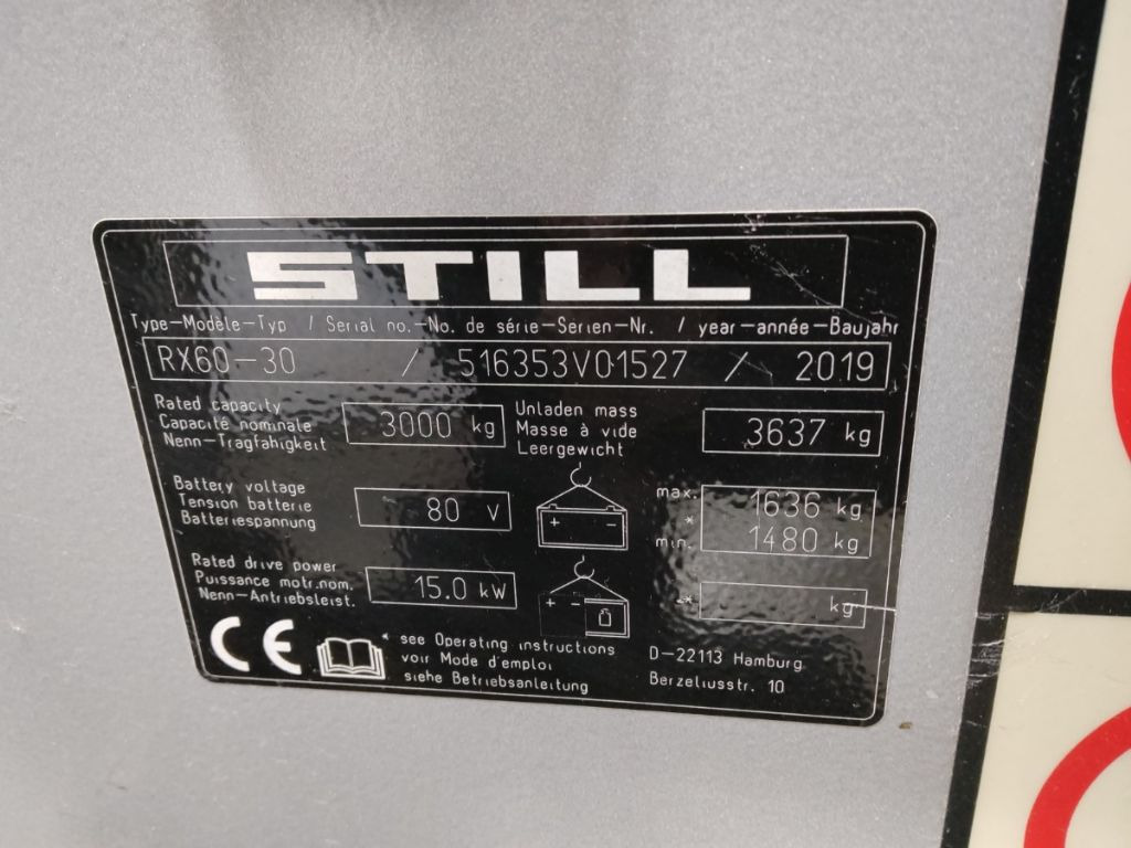 Still RX60-30 - Elektrische heftruck: afbeelding 5 Still RX60-30 - Elektrische heftruck: afbeelding 5