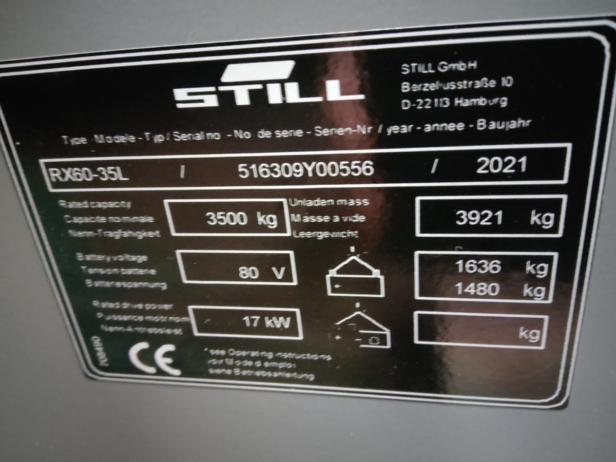 Still RX60-35L - Elektrische heftruck: afbeelding 5 Still RX60-35L - Elektrische heftruck: afbeelding 5