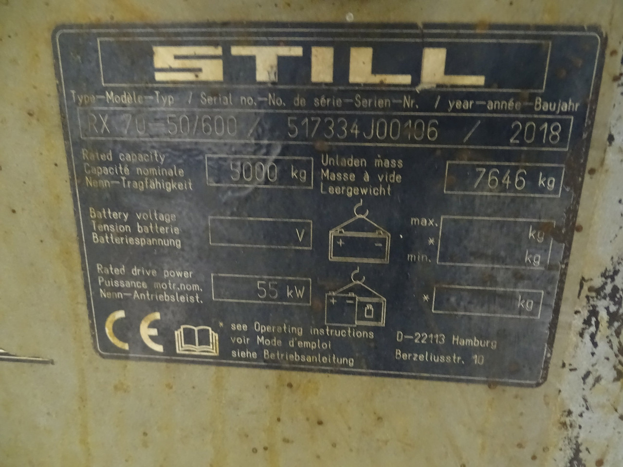 Still RX70-50/600 - Diesel heftruck: afbeelding 5 Still RX70-50/600 - Diesel heftruck: afbeelding 5