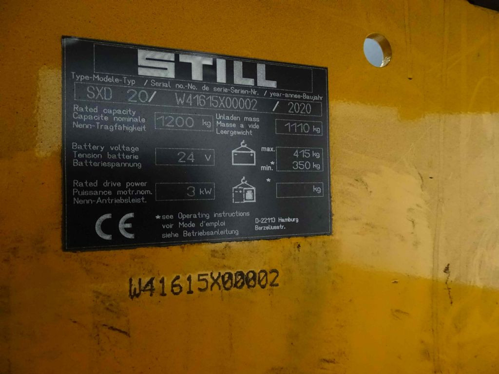 Still SXD20 - Stapelaar: afbeelding 5 Still SXD20 - Stapelaar: afbeelding 5