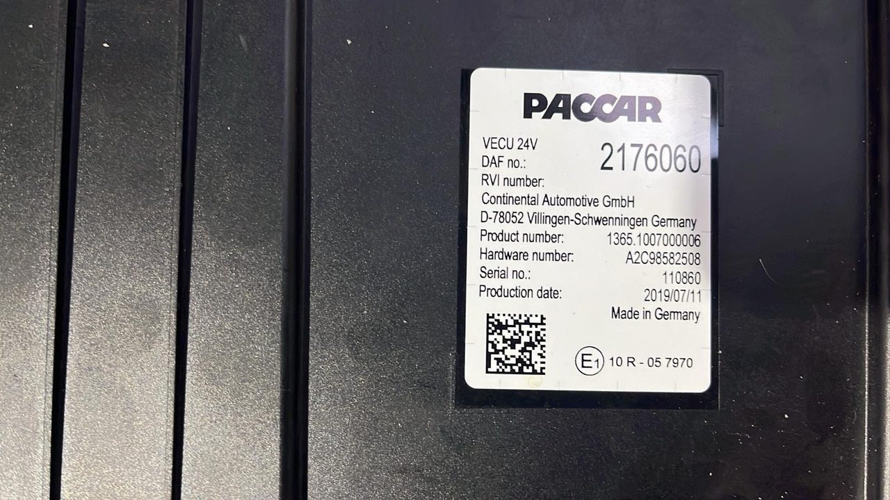 DAF XF CF VECU Control Unit Module 2176060 - ECU: afbeelding 4 DAF XF CF VECU Control Unit Module 2176060 - ECU: afbeelding 4