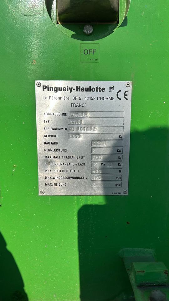 Haulotte Nacelle HA15 - Knikarmhoogwerker: afbeelding 3 Haulotte Nacelle HA15 - Knikarmhoogwerker: afbeelding 3