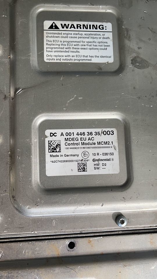 Mercedes Atego Euro 6 MCM2 A0014463635 OM934 - ECU voor Vrachtwagen: afbeelding 1 Mercedes Atego Euro 6 MCM2 A0014463635 OM934 - ECU voor Vrachtwagen: afbeelding 1