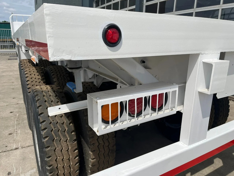 Nieuw Open bak met boorden oplegger CIMC 3-axle Flatbed Semi-Trailer: afbeelding 11