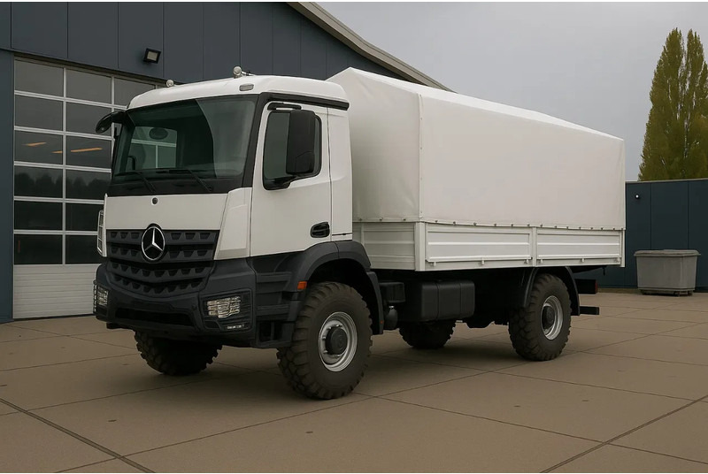 Mercedes-Benz Arocs 1836 A 4x4 Cargo Truck - Schuifzeilen vrachtwagen: afbeelding 1 Mercedes-Benz Arocs 1836 A 4x4 Cargo Truck - Schuifzeilen vrachtwagen: afbeelding 1