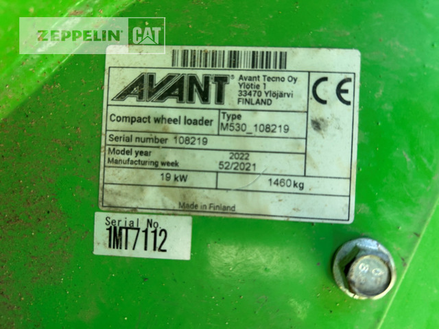 Avant Tecno 530 - Wiellader: afbeelding 5 Avant Tecno 530 - Wiellader: afbeelding 5