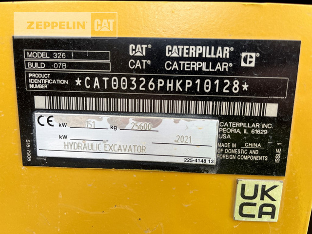 Cat 326-07 - Rupsgraafmachine: afbeelding 2 Cat 326-07 - Rupsgraafmachine: afbeelding 2