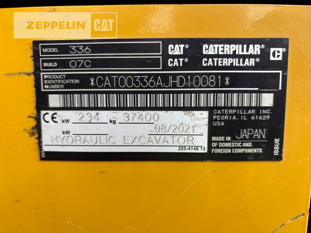 Cat 336-07C - Rupsgraafmachine: afbeelding 2 Cat 336-07C - Rupsgraafmachine: afbeelding 2