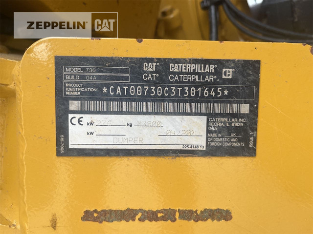 Cat 730-04A - Kiepwagen met knikbesturing: afbeelding 2 Cat 730-04A - Kiepwagen met knikbesturing: afbeelding 2